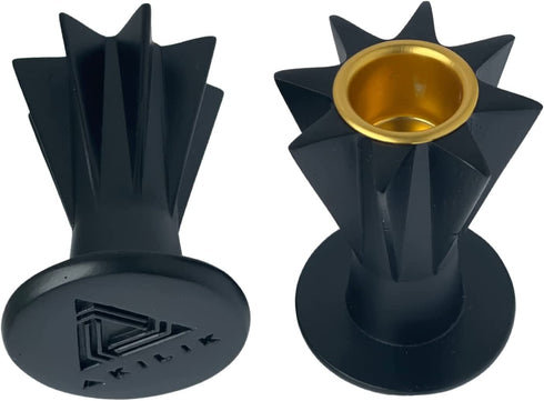 Akilik Black Candlestick Holder Resin, Set of 2 Taper Candle Holder for Dinning, Home Decor, Party, Candle Holders for Candlesticks