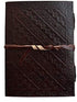 Writing Journal to Write in Special Wolf Leather Book of Shadows Notebook Sketchbook Notepad Office Personal Diary - Eco Friendly Unlined Blank Pages Gift for Men Women grimoire Journal 7x5 Inc