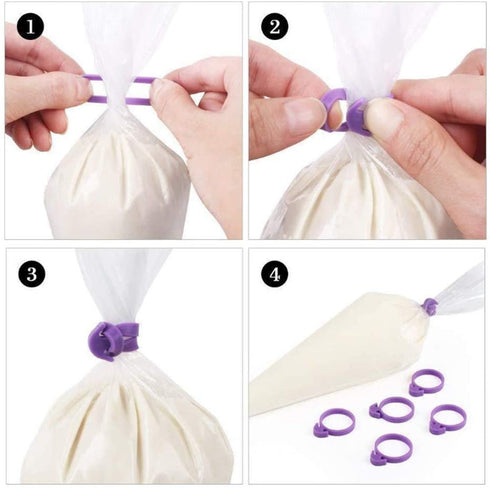 ANSLYQA 166 Pcs Pastry Piping Bags Kit with 150PCS 3 Sizes (12"+14"+16") Extra Thick Disposable Icing Bags,10 Couplers and 6 Frosting Bag Ties for Baking Cupcakes Cookies Cake Decorating Supplies