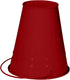 Houseables Galvanized Buckets, Metal, Red, 4.5" W x 5" H, 12 Pack, Tin, Party Supplies, Mini Toy Container, Decorative Bucket With Handle, For Candy Bars, Crafts, Vase, Favors