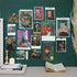 Green Posters for Room Aesthetic Figure Photo Collage Kit for Wall Aesthetic Wall Collage Kit Prints Aesthetic Pictures for Wall Collage Aesthetic Room Decor for Teen Girl Posters Collage Kit