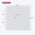 Dunwell 4x4 Photo Album Refills- (50 Pack) Standard 3 Ring Album 12 x 12 Photo Sleeve Protectors, Holds 900 4 x 4 Square Picture, Instagram Prints, Durable Super Heavyweight Poly, Archival Quality