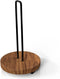 Tribello Modern Farmhouse Paper Towel Holders for Kitchen, Vintage Wire and Wood Countertop Paper Towel Holder