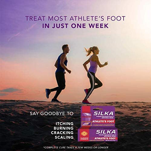 SILKA Anti-Fungal Cream, Clinical Anti-Fungus Foot Treatment, Fluid, 1 Oz