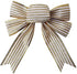 2-1/2" Wide 5 Yard Stripe Wired Edge Ribbon Christmas Ribbon for Gifts Wrapping Wreath Tree Ornaments (63MM-Glitter Gold)