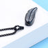 Oinsi Stainless Steel Feather Urn Necklace Hold Cremation Ashes Keepsake Memorial Jewelry +Box+Fill Kits