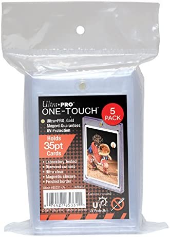 Ultra Pro 35-Point ONE-Touch Magnetic Trading Card Holder (Pack of 5)