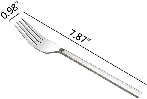 Doryh Stainless Steel Dinner Forks, 7.87-Inch Table Fork, Set of 12
