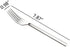 Doryh Stainless Steel Dinner Forks, 7.87-Inch Table Fork, Set of 12