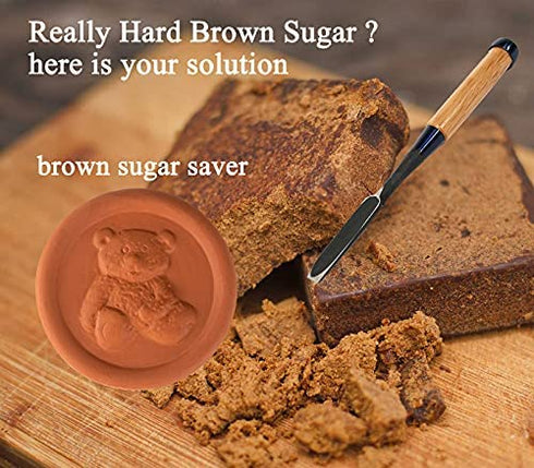 brown sugar keeper brown sugar bear brown sugar saver terra cotta brown sugar saver sugar bear brown sugar disc keeps brown sugar soft or keep dry