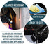 Kitchen Stove Counter Gap Cover,Seals Between Counter Range,Burner,Washer,Dryer,Extra Wide & Long,Heat Resistant,Waterproof Tape Set of 2 (1.5"X78", Black)