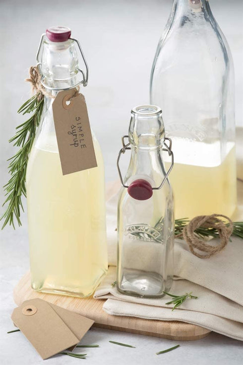 Kilner Square Clip Top Bottle, 9-Fl Oz