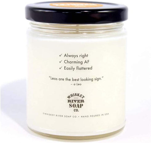 Whiskey River Soap Co. 13oz Astrology Candle (Leo)