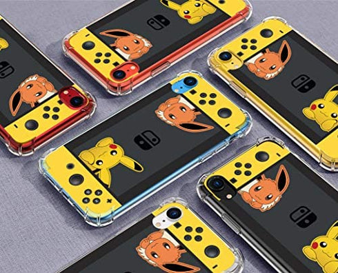 Coralogo for iPhone XR TPU Case, Cute Cartoon Funny Design Slim Ultra Clear Protective Fashion Fun Cool Stylish Bumper Soft Cover Skin Teens Kids Girls Boys Cases for iPhone XR 6.1" (Yellow Games