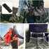 PALUMMA Nylon Flashlight Pouch Holster with Carabiner, Flexible Adjustment Flashlight Belt Holder for Most Brands Size Up to 7 inches