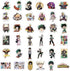 200Pcs Mixed Anime Stickers, Anime Cartoon Stickers for Laptop, Notebook Computer,Water Bottle,Luggage. Gifts for Kids, Men, Women,Teens, Adults