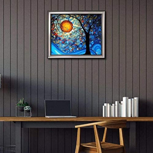 Van Gogh Dream Tree Diamond Painting Kits,5D Famous Painting Full Drill Diamond Art Canvas Gift for Adult, Home Decor(30X40cm/11.8x15.7 Inches)