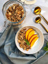 Organic Golden Crunchy Granola, 6 Ounces - Small Batch, Handcrafted, Bulk, Great as Snack and for Breakfast Cereals, Contains Hazelnuts, Pecan Nuts, Almonds, Coconut, Flax and Sunflower Seeds