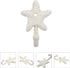 TOPBATHY 3pcs Wall Hooks Sea Star Shape Wall Mounted Decorative Hooks Coat Clothes Hooks Key Hat Hooks Towel Robe Hooks Wall Hangers Nautical Beach Coastal Wall Decorations Ornaments