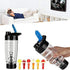 KesaPlan Self Mixing Mug Electric Protein Shaker Bottle, Protein Shaker Cup, 750 ML High-Torque Battery-Powered Blender Shake Bottle,Portable,Self-Stirring Mug for Various Powder (Black)