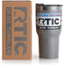RTIC Tumbler with Splash Proof Lid, 20 oz, Graphite, Insulated Travel Stainless Steel Coffee Mug, Sweat Proof, Keeps Hot & Cold Longer