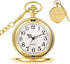 WIOR Classic Smooth Vintage Pocket Watch Silver Steel Mens Watch with 14 in Chain for Graduation Xmas Fathers Day