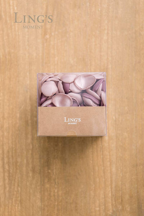 Ling's moment Silk Rose Petals 400PCS Dusty Rose Artificial Flowers Petals Flower Girl Scatter Petals for Wedding Table Centerpieces Aisle Confetti Party Favors Decoration