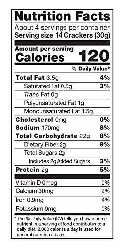Crunchmaster Multi-Grain Crackers, Garden Vegetable, 4 Ounce