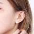 Rose Gold Unicorn Earrings for Girls, Hypoallergenic S925 Sterling Silver Stud Earrings ARSKRO Fire Opal Mini Tiny Cute Animal Earring Jewelry Gifts for Kids