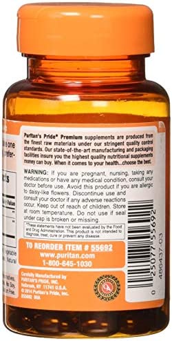Puritans Pride Zeaxanthin 4mg with Lutein 10mg, Supports Healthy Eyes and Vision*, 60 ct