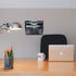 EASEPRES 3 Pockets Mesh Wall File Holder Organizer Office Hanging Magazine Rack, Black