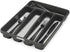 madesmart Classic Mini Silverware Tray - Granite | CLASSIC COLLECTION | 5-Compartments | Kitchen Organizer |Soft-grip Lining and Non-slip Rubber Feet | BPA-Free