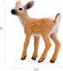 RESTCLOUD 12Pcs Deer Figurines Cake Toppers, Deer Toys Figure, Small Woodland Animals Set of 12 Fawn