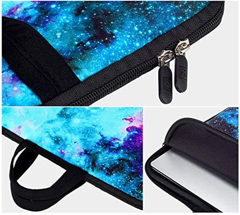 14" Laptop Carrying Bag Chromebook Case Neoprene Sleeve Compatible with HP Stream 14 /HP Chromebook 14/Acer Chromebook 14 CB3-431 CP5-471/Lenovo Flex 4 5 14"(Galaxy Blue Space)