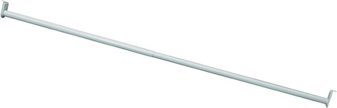 Design House 205831 Adjustable Closet Rod, 48"-72", White