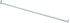 Design House 205831 Adjustable Closet Rod, 48"-72", White