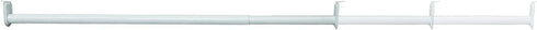 Design House 205831 Adjustable Closet Rod, 48"-72", White