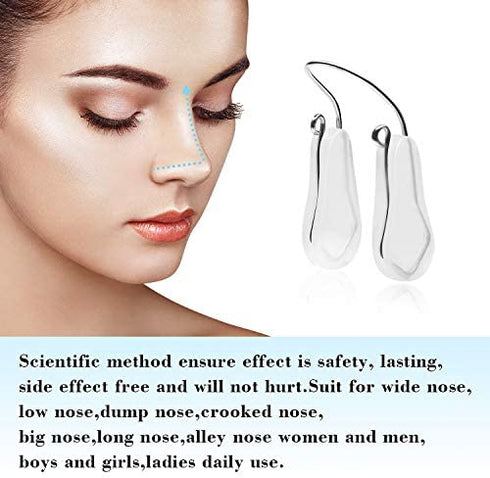 FERNIDA Silicone Nose Shaper Lifter Nose Uplifting Magic Clip Nose Bridge Straightener Corrector Slimmer for Wide Noses