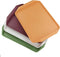 Idomy Plastic Fast Food Serving Trays, 4-Pack