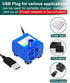Cat Water Fountain Pump,Pet Fountain Pump Replacement Pump DR-DC160 Motor for 360°Stainless Steel Cat Fountain and Cupcake Ceramic Cat Drinking Fountain(Blue)