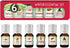 Winter Essential Oil Set of 6 Fragrance Oils - Christmas Wreath Pine, Vanilla, Peppermint, Cinnamon, Sugar Cookie, and Gingerbread by Good Essential Oils