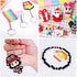 4pcs5mm Large Square Fuse Beads Pegboards Plastic Beads Boards with Ironing Paper, Beads Tweezers for Kids Craft Beads