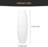 Beaupretty Paper Floor Lamp Shade Rice Paper Floor Lamp Cover Standing Corner Lamp Cover Light Bulb Cage Guard For Bedroom Living Room White