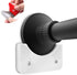 2 Pack Shower Curtain Rod Mount Holder, FEATCH Universal Acrylic 3M Adhesive Wall Mount Holder for Shower Curtain Rod (Shower Curtain Rod Not Included) (White)