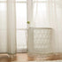 MIULEE 2 Panels Solid Color Beige Sheer Curtains Elegant Grommet Window Voile Panels/Drapes/Treatment for Bedroom Living Room (54X108 Inch)