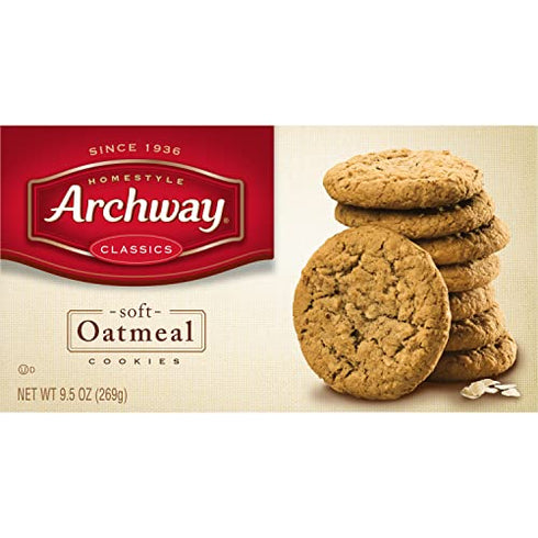 Archway Cookies, Classic Soft Oatmeal Cookies, 9.5 Oz