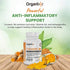 Organixx Turmeric Curcumin, Natural Inflammatory, and Immune Support, Maintain Healthy Joints, with Ginger, Ashwagandha, Vitamin D, Fermented for Maximum Bioavailability, 60 Vegetarian Capsules