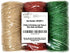 Christmas Baker’s Jute Twine, 3 Rolls of Red, Green and Natural Holiday Decorative String for Arts 'n' Crafts, Packing, Wrapping and Party Supplies, 450 Feet by Gift Boutique