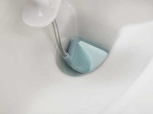 Joseph Joseph 70506 Flex Toilet Brush with Slim Holder Flexible Anti-Drip, Blue, 8.6 x 43.1 x 12.3 cm