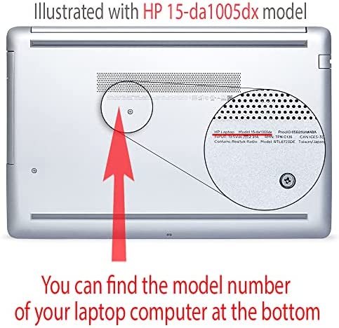 mCover Case Compatible for 2018 ~ 2020 15.6" HP 15-DA Series Notebook PC (15-DA0000 to 15-DA9999) ONLY (NOT Fitting Any Other HP laptops) - Purple